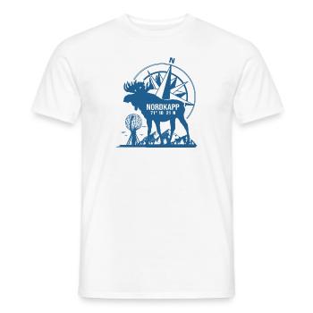 Nordkap NordKap Nordkap - Männer T-Shirt - Weiß - Vorne - AI Model Male 178 dark (178cm)