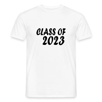 Class of 2023 - Männer T-Shirt - Weiß - Vorne - AI Model Male 178 dark (178cm)