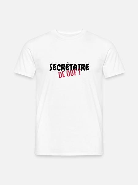 segretario / segreteria / manager / assistant - T-shirt uomo - bianco