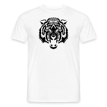 Stammes tiger 1072 - Männer T-Shirt - Weiß - Vorne - AI Model Male 178 dark (178cm)