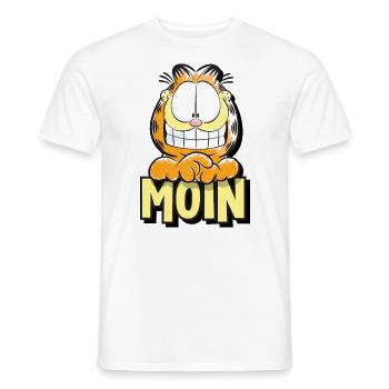 Garfield Moin - Men's T-Shirt - white - Front - AI Model Male 178 dark (178cm)