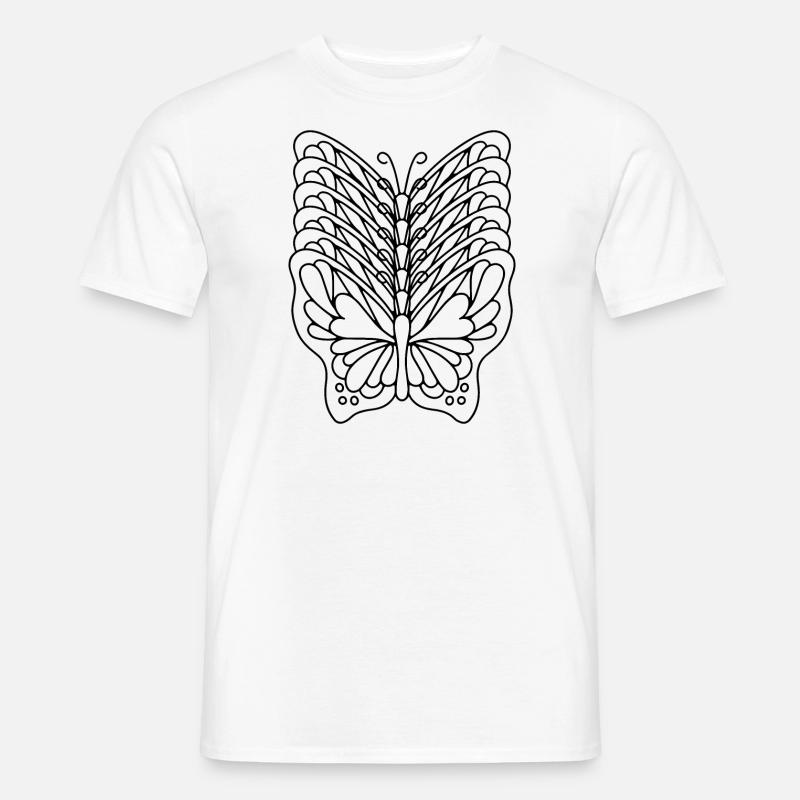 Butterfly Effect - Männer T-Shirt - Weiß