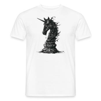Knight Chess Horse - Men's T-Shirt - white - Front - AI Model Male 178 dark (178cm)