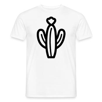 Kaktus - Männer T-Shirt - Weiß - Vorne - AI Model Male 178 dark (178cm)