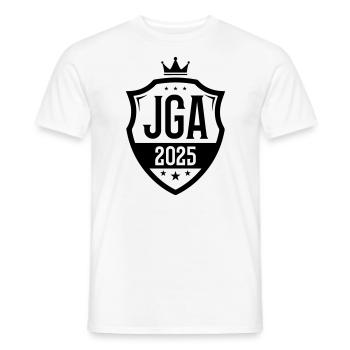 Jga 2025 Junggesellenabschied - Männer T-Shirt - Weiß - Vorne - AI Model Male 178 dark (178cm)