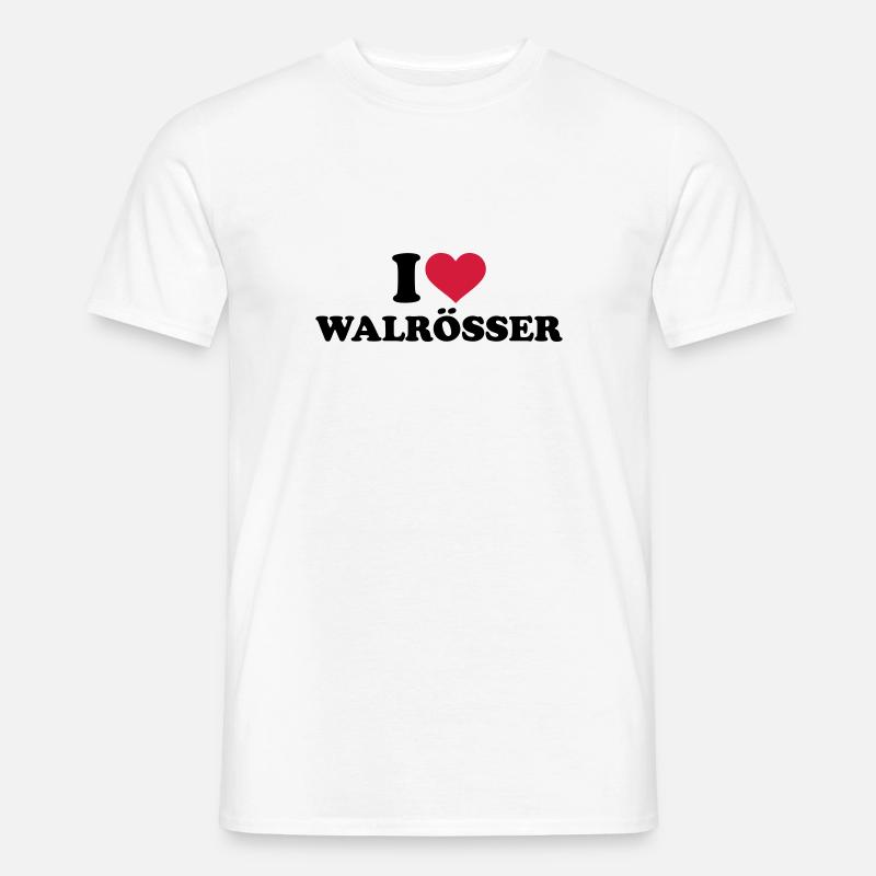 Walross - Männer T-Shirt - Weiß