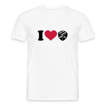 cubes - T-shirt homme - blanc - Devant - AI Model Male 178 dark (178cm)
