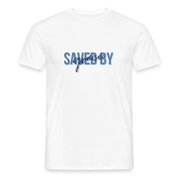 Vêtements chrétiens & T-shirts avec des versets de la Bible ! - T-shirt homme - blanc - Devant - AI Model Male 178 dark (178cm)