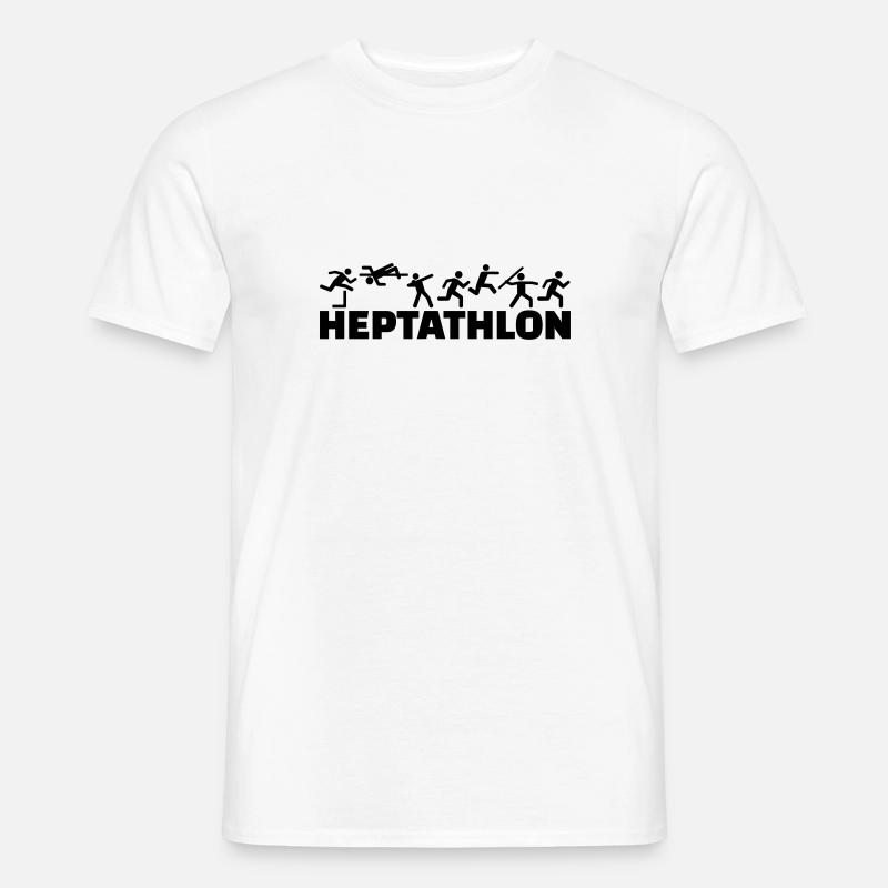 Siebenkampf - Männer T-Shirt - Weiß