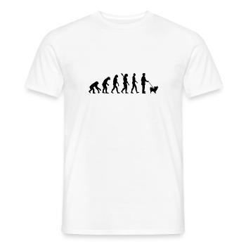 Papillon - Männer T-Shirt - Weiß - Vorne - AI Model Male 178 dark (178cm)