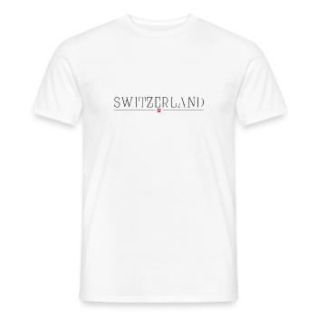 Schweiz Switzerland - Men's T-Shirt - white - Front - AI Model Male 178 dark (178cm)