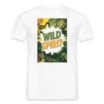 Jungle de l’ sauvage - T-shirt homme - blanc - Devant - AI Model Male 178 dark (178cm)
