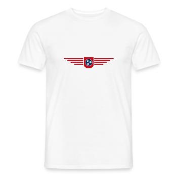 T-shirt de fan du Tennessee – Musique et amour de la maison - T-shirt homme - blanc - Devant - AI Model Male 178 dark (178cm)