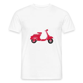 Scooter - Men's T-Shirt - white - Front - AI Model Male 178 dark (178cm)