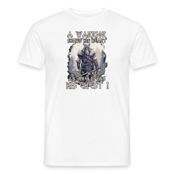 Ragnar Legendär Wikinger Geschenk Krieger - Männer T-Shirt - Weiß - Vorne - AI Model Male 178 dark (178cm)