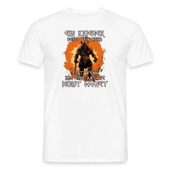 Wikinger Krieger Entdecke die Nordmänner - Männer T-Shirt - Weiß - Vorne - AI Model Male 178 dark (178cm)