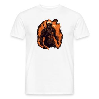 Wikinger Blut Stolz der nordischen Krieger - Männer T-Shirt - Weiß - Vorne - AI Model Male 178 dark (178cm)