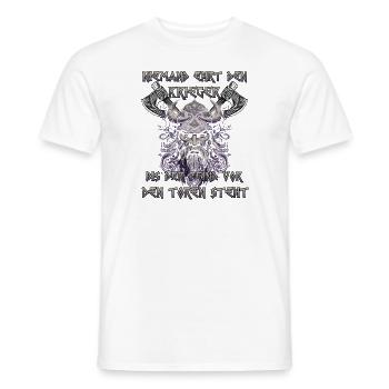 Walhalla Erbe Geschenk für Wikinger-Fans - Männer T-Shirt - Weiß - Vorne - AI Model Male 178 dark (178cm)