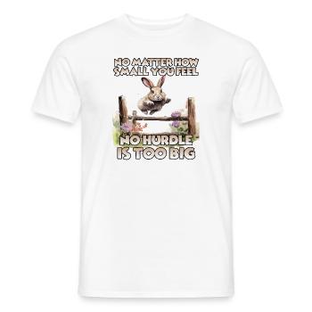 Kaninhop Champion Découvrez l’univers de Kaninhop - T-shirt homme - blanc - Devant - AI Model Male 178 dark (178cm)
