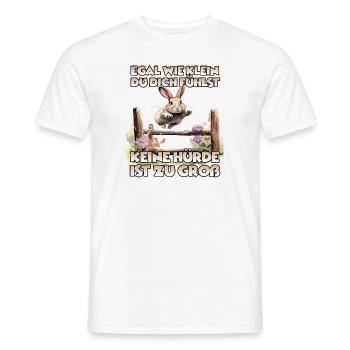 Kaninhop Wonder: Erlebe die Magie des Kaninhop - Männer T-Shirt - Weiß - Vorne - AI Model Male 178 dark (178cm)