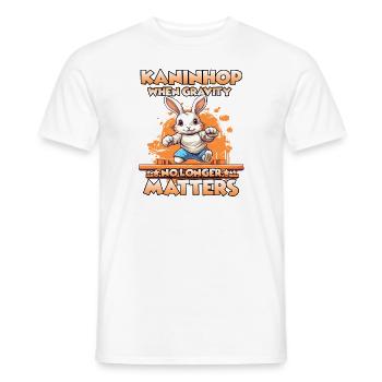Kaninhop Trainer Training & Spaß vereint Kaninhop - Männer T-Shirt - Weiß - Vorne - AI Model Male 178 dark (178cm)