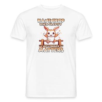 on tour rabbit hop gift - Men's T-Shirt - white - Front - AI Model Male 178 dark (178cm)
