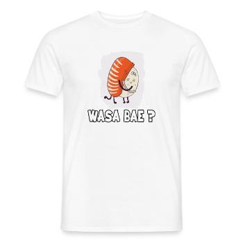 Kawaii Japan Sushi Motiv Nigiri Fan Sushi - Männer T-Shirt - Weiß - Vorne - AI Model Male 178 dark (178cm)