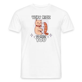 drôle Japon sushi Kpop Wasabi Nigiri sushi - T-shirt homme - blanc - Devant - AI Model Male 178 dark (178cm)