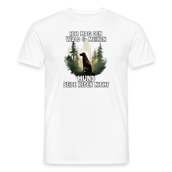 Proverbes canins Propriétaire de chien Cadeau - T-shirt homme - blanc - Devant - AI Model Male 178 dark (178cm)