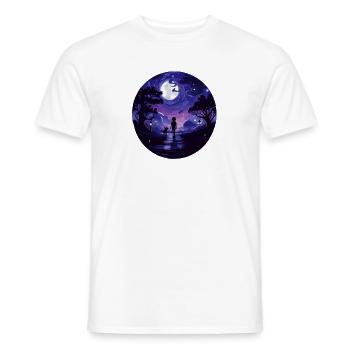 Dog Owner Dog School Walking T-shirt for women - Men's T-Shirt - white - Front - AI Model Male 178 dark (178cm)