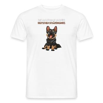 German Shepherd Dog Dog Owner T Walking Dogs - Men's T-Shirt - white - Front - AI Model Male 178 dark (178cm)