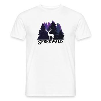 Kultiges Spreewald Tshirt Wander outfit Geschenk - Männer T-Shirt - Weiß - Vorne - AI Model Male 178 dark (178cm)
