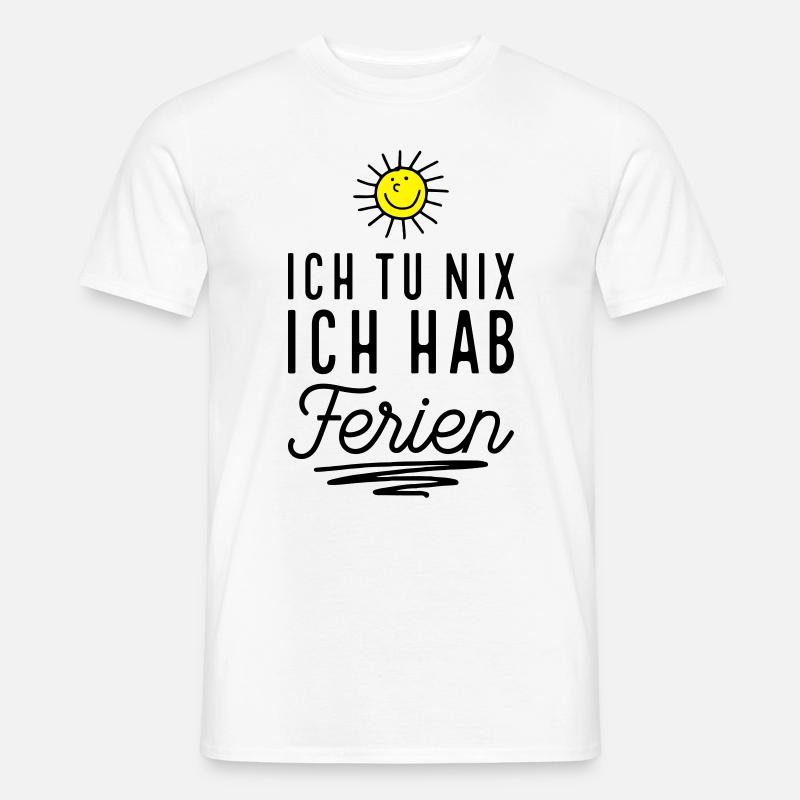 Endlich Ferien - Männer T-Shirt - Weiß