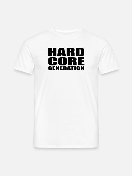 Hardcore Generation FR - T-shirt homme - blanc