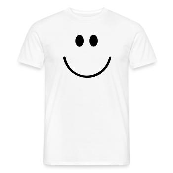 Gesicht - Männer T-Shirt - Weiß - Vorne - AI Model Male 178 dark (178cm)
