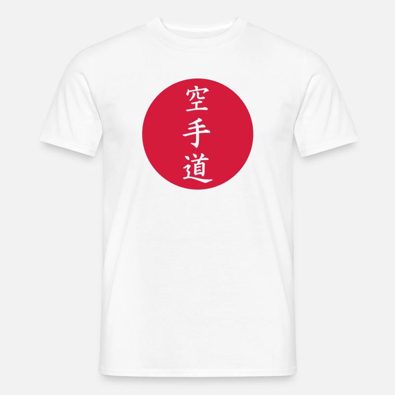 Karate - Männer T-Shirt - Weiß