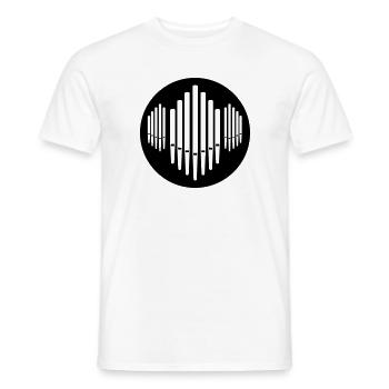 Organ - Men's T-Shirt - white - Front - AI Model Male 178 dark (178cm)