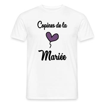 FREUNDINNEN DER BRAUT - Männer T-Shirt - Weiß - Vorne - AI Model Male 178 dark (178cm)