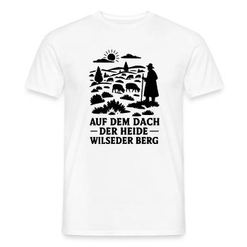 Lande de Lunebourg Wilseder Berg - T-shirt homme - blanc - Devant - AI Model Male 178 dark (178cm)