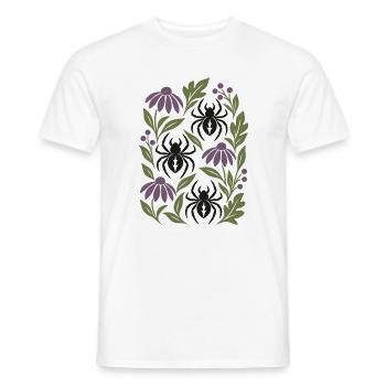 Gotische Spinnen - Männer T-Shirt - Weiß - Vorne - AI Model Male 178 dark (178cm)
