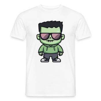 Zombie Halloween Cool - T-shirt homme - blanc - Devant - AI Model Male 178 dark (178cm)