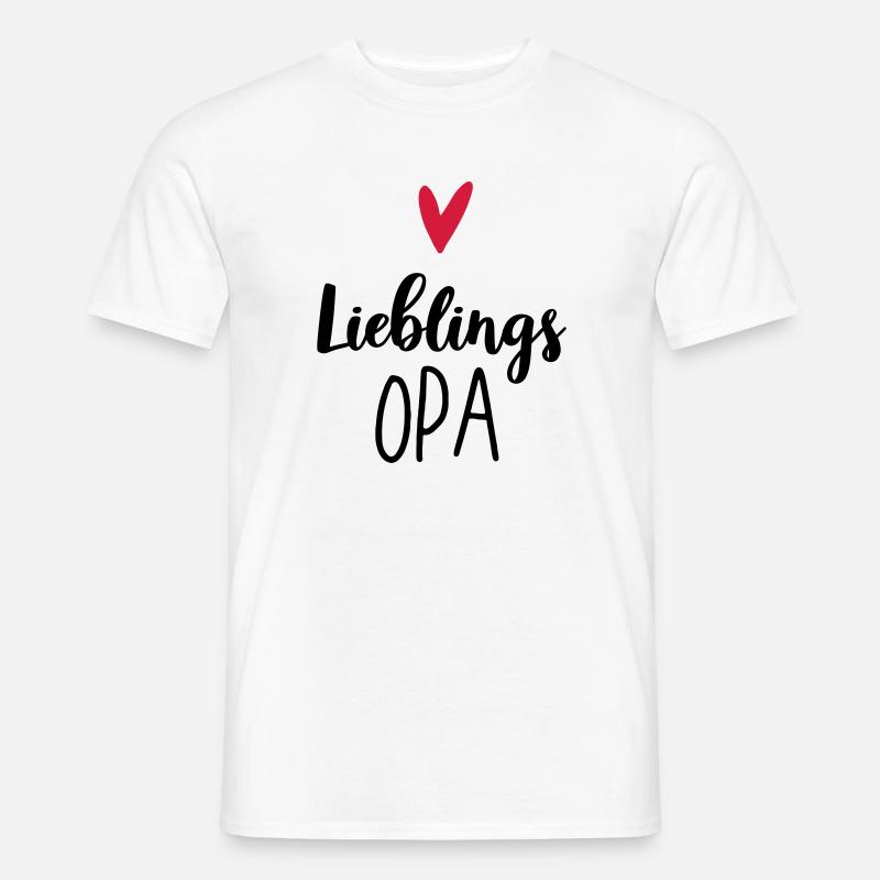 Papy préféré - T-shirt homme - blanc