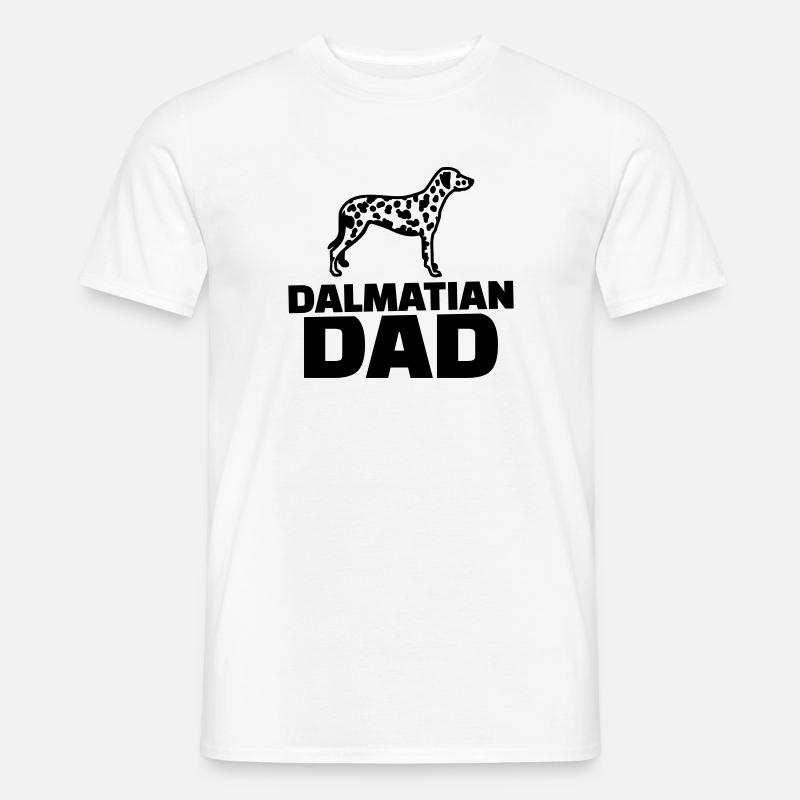 Dalmatiner - Männer T-Shirt - Weiß