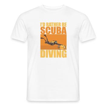 Taucher Tauchen Design Schnorcheln - Männer T-Shirt - Weiß - Vorne - AI Model Male 178 dark (178cm)