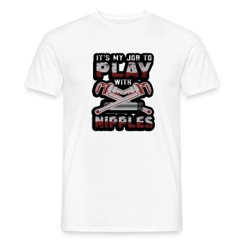 Handwerker Installateur Spruch Klempner - Männer T-Shirt - Weiß - Vorne - AI Model Male 178 dark (178cm)