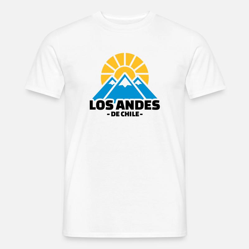 chile - T-shirt uomo - bianco