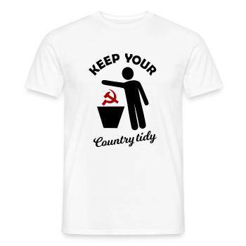 Proverbes capitalistes - T-shirt homme - blanc - Devant - AI Model Male 178 dark (178cm)