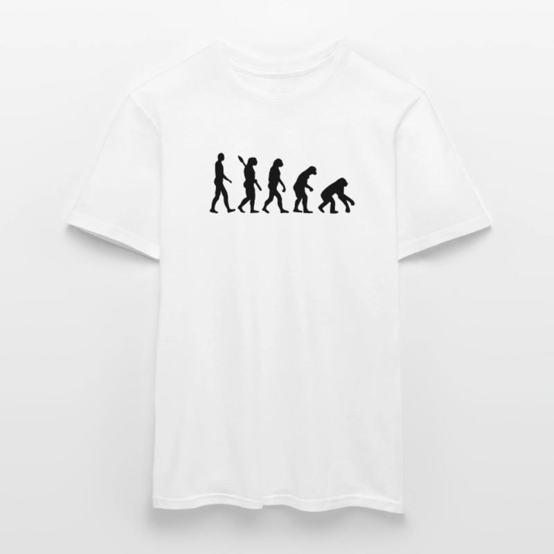 Evolution backwards Men's T-Shirt