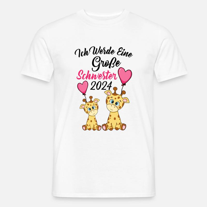 Große Schwester 2024 - Männer T-Shirt - Weiß