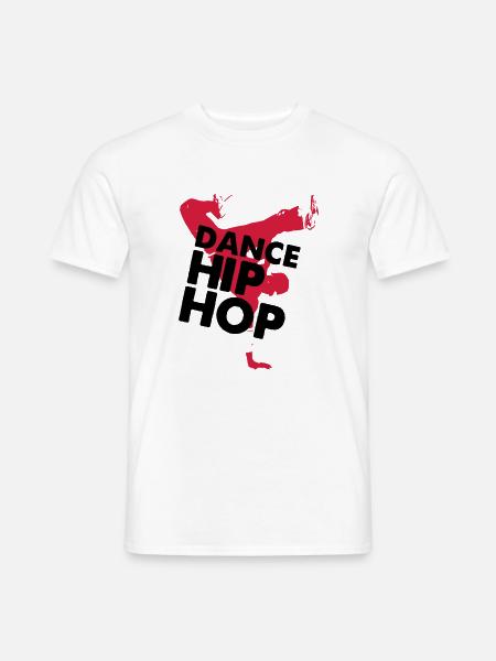 Dance HIPHOP - Männer T-Shirt - Weiß